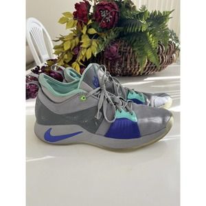 Nike PG 2 Pure Platinum Basketball Shoes (Men's 13.5 gray, AJ2039-002)